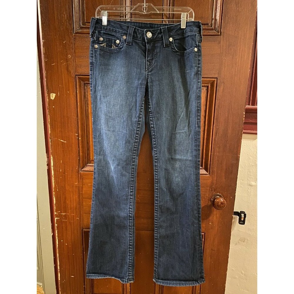 True Religion Thick Stitch RN#112790 Dark Wash 30